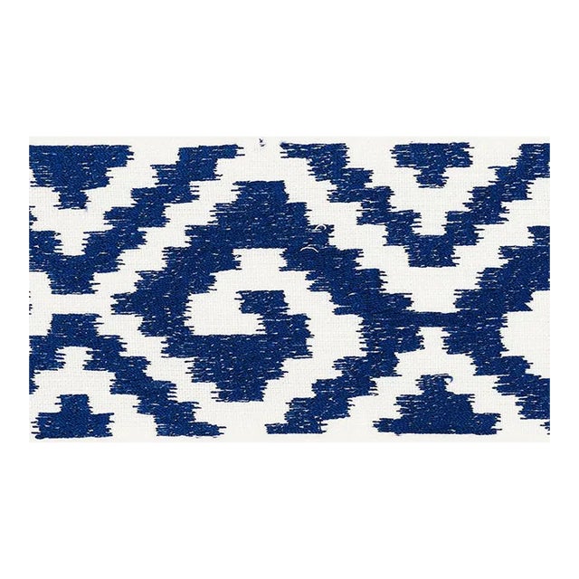 Sample - Schumacher Fillmore Tape in Blue For Sale