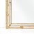 Brass Mid-Century Modernist Sectioned Angular Mirror With Ribbed Gilt Wood Border For Sale - Image 8 of 9