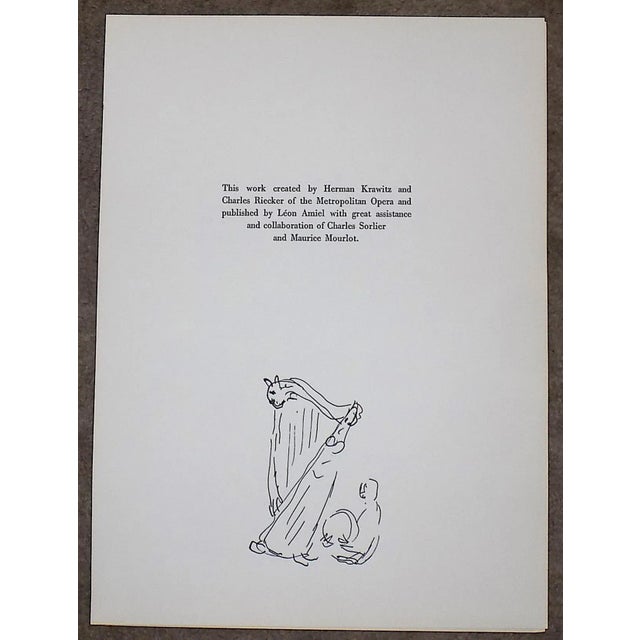 Vintage Mid 20th Century Large Folio Abstract Marc Chagall Lithographs - a Pair For Sale In Cincinnati - Image 6 of 7