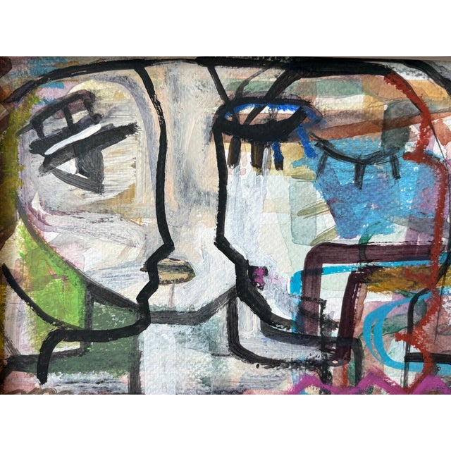 Contemporary Craig Greene Original Painting “When I’m With You” in Antique French Frame For Sale - Image 10 of 11