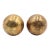 Pair of Reclaimed 1.375 In. Brass Ball Shaped Cabinet Knobs For Sale