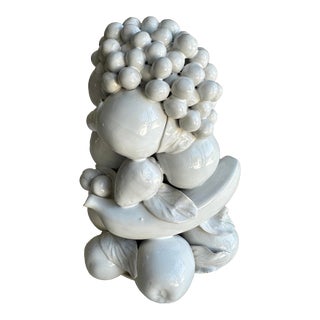 White Ceramic Fruit Topiary For Sale