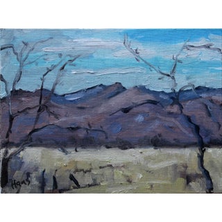 Contemporary Plein Air Landscape Oil, Smith Valley For Sale