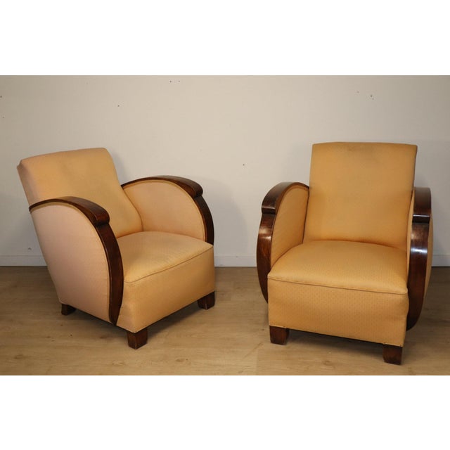 Art Deco Armchairs, 1940s, Set of 2 For Sale - Image 14 of 18