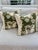 Michael S Smith Malmaison Fontaine Pillows With Mint Welt, a Pair For Sale In Raleigh - Image 6 of 6