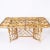 Chinese Chippendale Style Bamboo Dining Table For Sale - Image 4 of 10