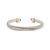 Early 21st Century David Yurman Classic Cable 7mm 18k Yg 925 Silver Carnelian Bangle Cuff Bracelet For Sale - Image 5 of 8