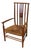 Liberty Rush Seated Low Armchair from Morris & Co., 1900 For Sale