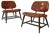 Set of Mid-Century Teve Armchairs attributed to Alf Svensson for Ljungs Industrier Ab, 1953, Sweden For Sale