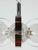 1960s Chrome & 4 Round Crackle Glass Globes Chandelier For Sale - Image 4 of 10