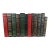 12-Book Franklin Library & Franklin Mystery Decorative Collection – Red, Green, Blue & Gold For Sale