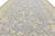 Contemporary Hand-Knotted Oushak-Style Wool Area Rug in Slate Blue and Cream For Sale - Image 10 of 12