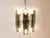 A charming petite panelled Mid-Century chandelier from the 1970s, crafted by the Italian manufacturer Veca. This lovely...