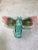 C.1900 Majolica Dragonfly Wall Pocket Desvres For Sale - Image 4 of 6