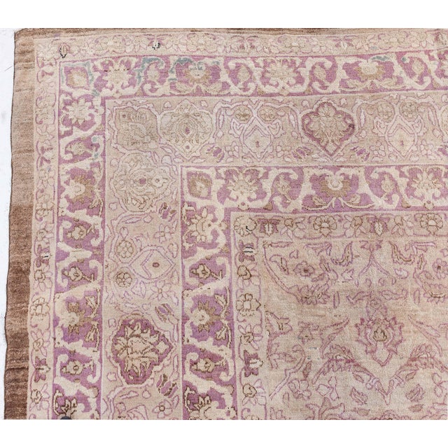 1920s Persian Kirman Rug For Sale - Image 9 of 11