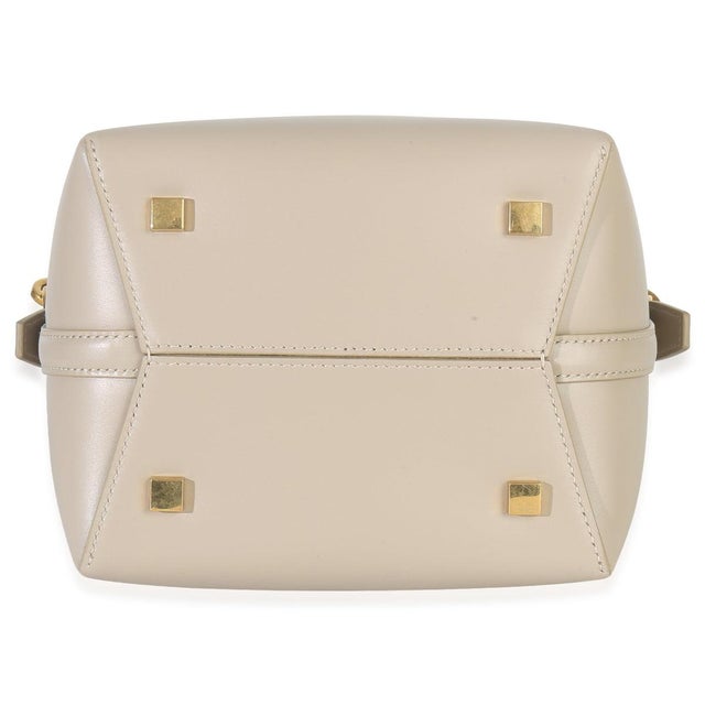 2020s Beige Calfskin Small Le 37 Bucket Bag For Sale - Image 5 of 9