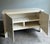 Cream Vintage Coastal Regency Style Cream Console Cabinet For Sale - Image 8 of 9