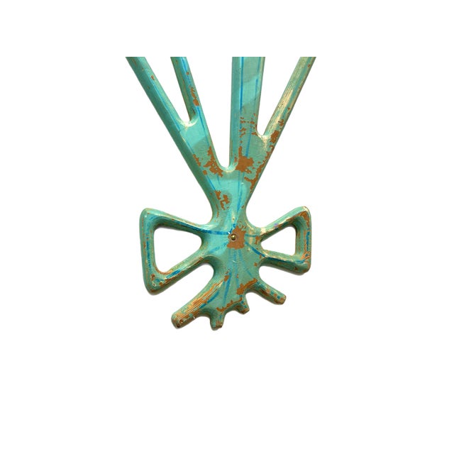 Blue 1920’s French Whimsical Monumental Balloon Wall Hangings - a Pair For Sale - Image 8 of 11