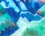 Vibrant abstract of Berkeley Hills overlooking the city of Oakland, California by Erle Loran (American, 1905-1999)....