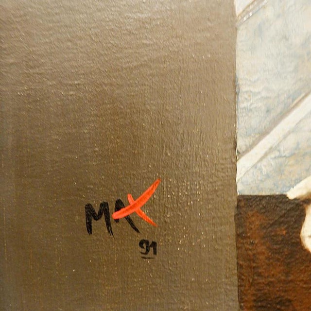 Max, Untitled, 1991, Oil on Canvas For Sale - Image 11 of 16
