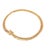Gold Vintage 14k Yellow Gold Flat Snake Chain Bracelet For Sale - Image 8 of 8
