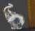 Vintage Lucky Elephant Figurine Hand Painted Floral Gilded Porcelain For Sale - Image 6 of 8