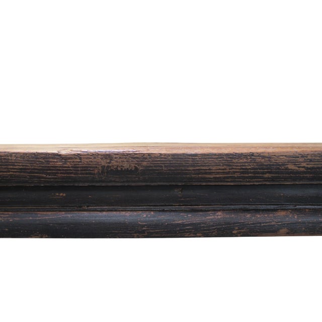 Brown 86" Long Antique Chinese Painting Table For Sale - Image 8 of 14