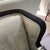 Contemporary Pristine John Boon Club Chair in Oyster Linen Velvet For Sale - Image 3 of 8