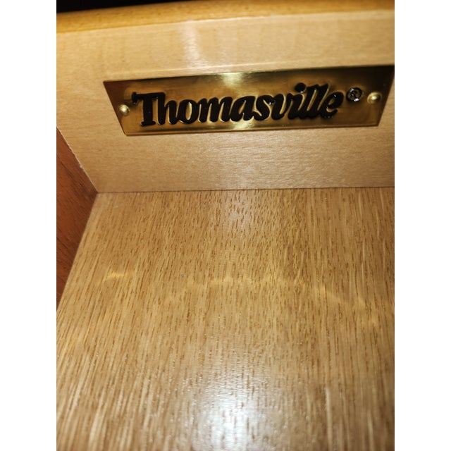 Wood Thomasville Fredericksburg Dresser 11 Drawers Mahogany Vintage For Sale - Image 7 of 8
