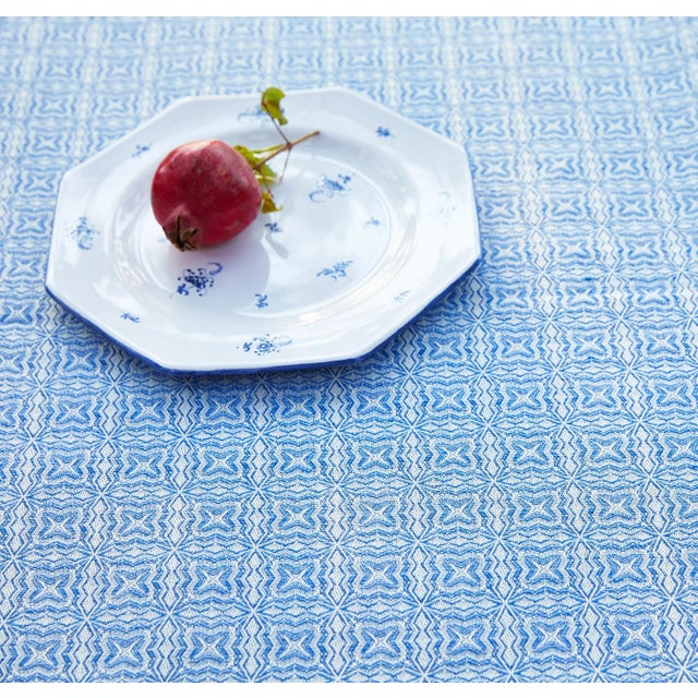 Ceramic ZdG Brindille Salad/Starter Plates, Bleu Moustiers - Set of 2 For Sale - Image 7 of 10