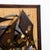 Mid-Century Modern Mid Century Modern Wall Art Metal Works Abstract Square Shapes Framed MCM For Sale - Image 3 of 10