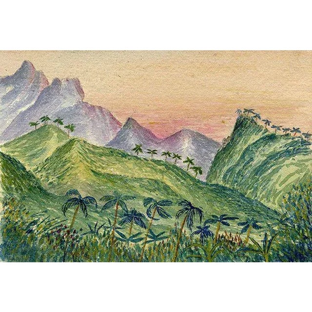 Cmdr Alfred M. Causton RN, Fiji Island, South Pacific, 1873, Watercolour For Sale - Image 4 of 4