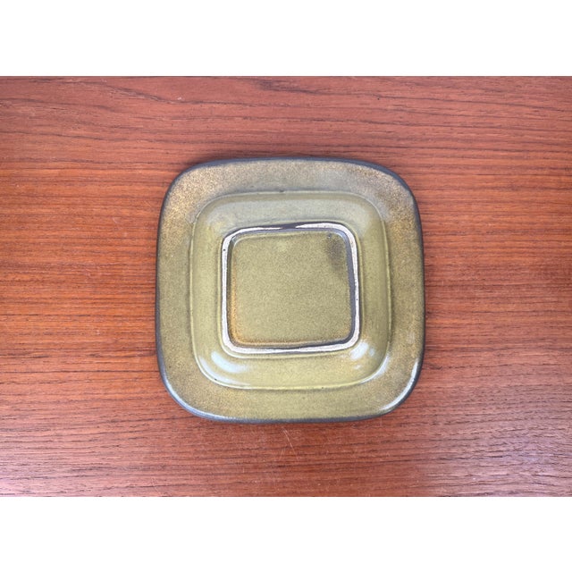 Mid-Century Modern Yellow Danish Studio Pottery Ashtray Bowl from Frank Keramik, 1960s For Sale - Image 10 of 18