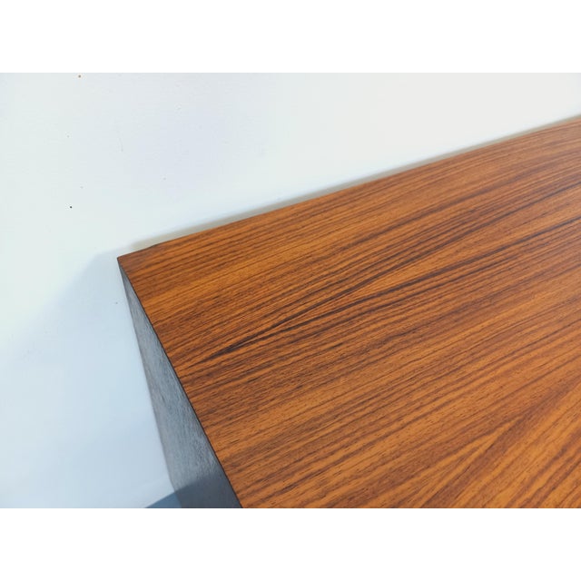 Mid-Century Scandinavian Modernist Style Chest of Drawers in Rosewood and Black Metal, 1960s For Sale - Image 12 of 15