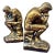 Mid-Century Gold Rodin's "The Thinker" Bookends- A Pair For Sale