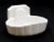 Vintage wall mount soap dish made of white ceramic with a porcelain finish. Good condition with appropriate wear from age....