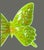 Contemporary Vintage Ceramic Green Butterfly Trinket Holder Dish For Sale - Image 3 of 9