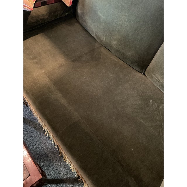 Custom Mohair Sofa For Sale - Image 9 of 9