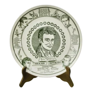 James Dean Plate by Kettlesprings 1956