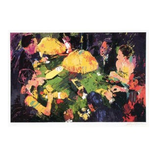 Chemin De Fer, Leroy Neiman Screenprint, Signed and Numbered in Pencil For Sale