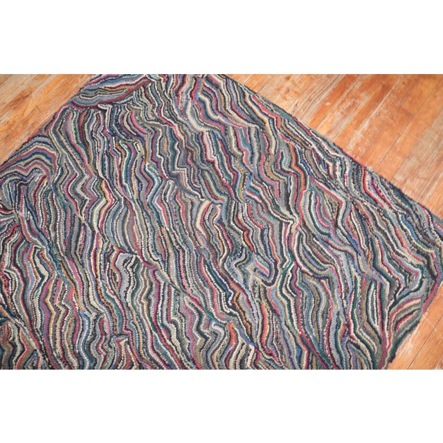 Late 20th Century American Hooked Rug For Sale - Image 11 of 18
