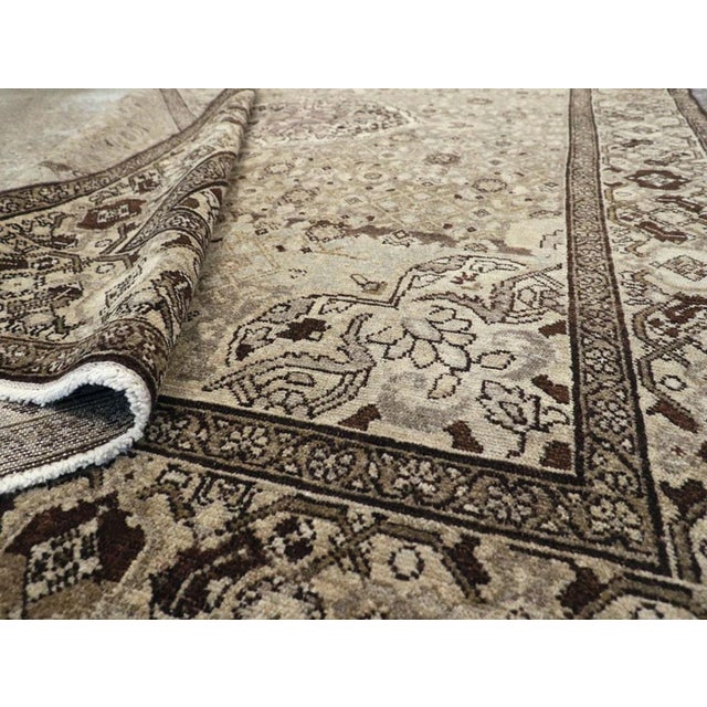 Textile Galerie Shabab Collection Mid-20th Century Handmade Persian Malayer Accent Rug For Sale - Image 7 of 7