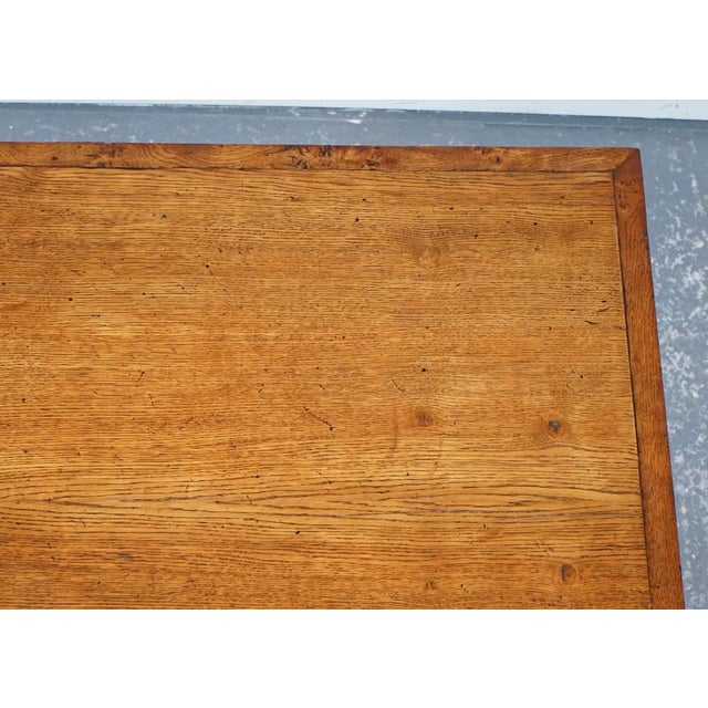 Wood Art Deco Golden Oak Coffee Table For Sale - Image 7 of 18