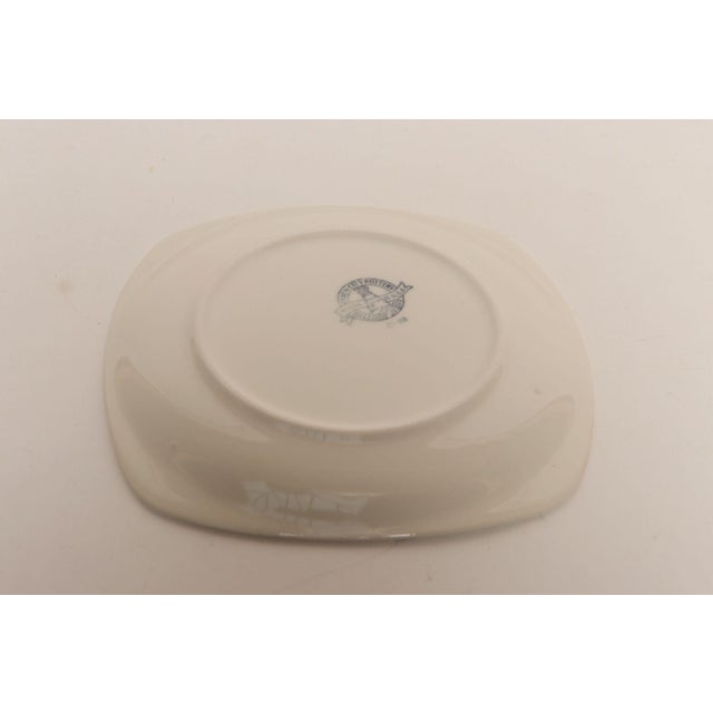 Vintage Porcelain Square "Lhasa Apso" Plate by Al Hirschfeld for Paden City Pottery For Sale - Image 4 of 6