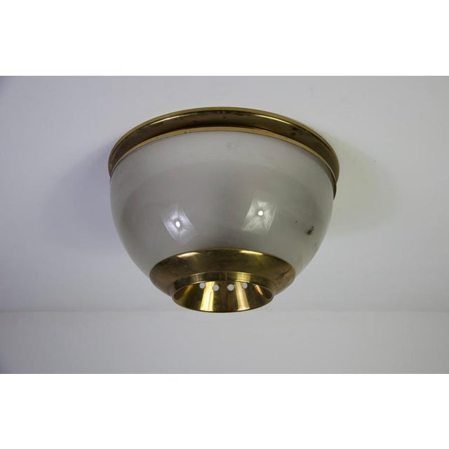 1960s LSP3 Flush Mount in Brass and Glass by Luigi Caccia Dominioni for Azucena, 1960s For Sale - Image 5 of 17