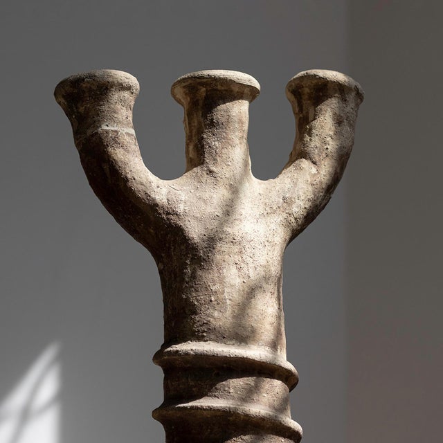 Contemporary Unglazed Terracotta Tree-Branch Sculpture | One of a Kind For Sale - Image 3 of 8