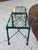 Pair of Giacometti Style Wrought Iron Verdigris Finish Glass Top Side Table For Sale - Image 12 of 12