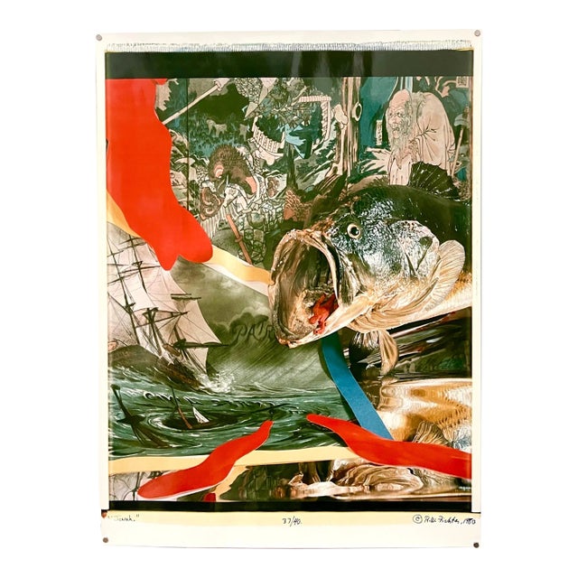 Robert Fichter Large Format Polaroid Photograph Still Life Color Photo Dye Print Robert Fichter, 1980 For Sale