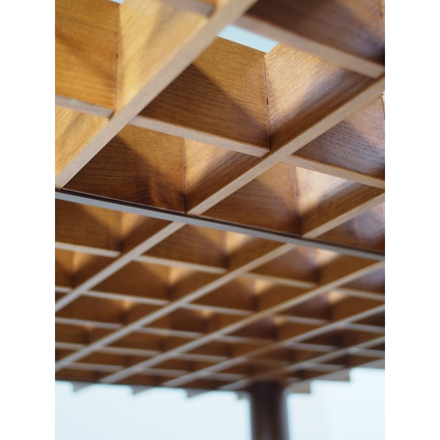 Wood Kyoto Coffee Table attributed to Gianfranco Frattini for Ghianda, Italy, 1970s For Sale - Image 7 of 18
