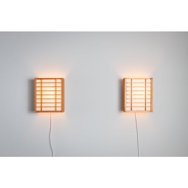 Vintage Wall Lamps in Pine from Alda, 1970s, Set of 2 For Sale - Image 6 of 15